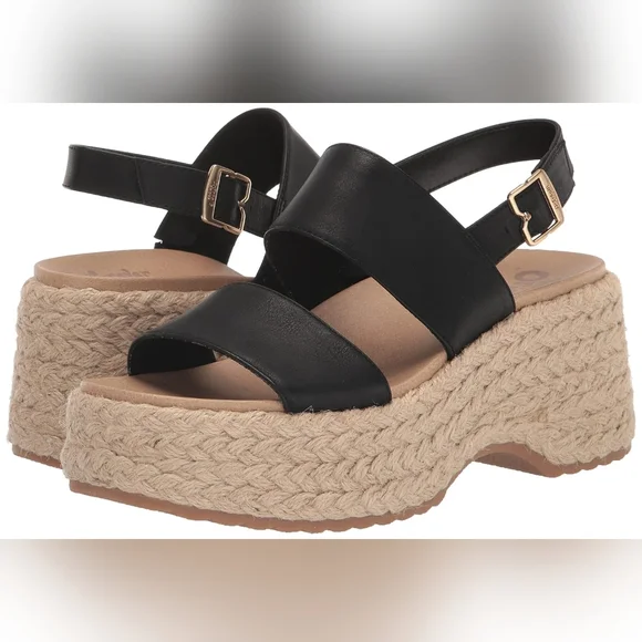 New In Box Dr. Scholl's Delaney Espadrille Wedge Sandal 9.5 - Picture 1 of 14